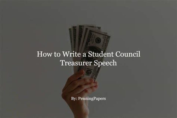 How do I become a good treasurer for student council?