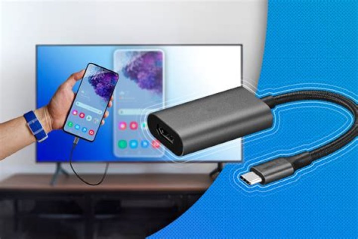How do I connect my phone to my TV via USB-C HDMI?