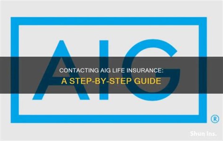 How do I contact AIG life insurance?