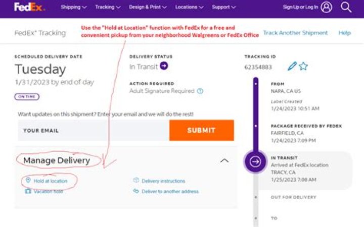 How do I contact FedEx by email?