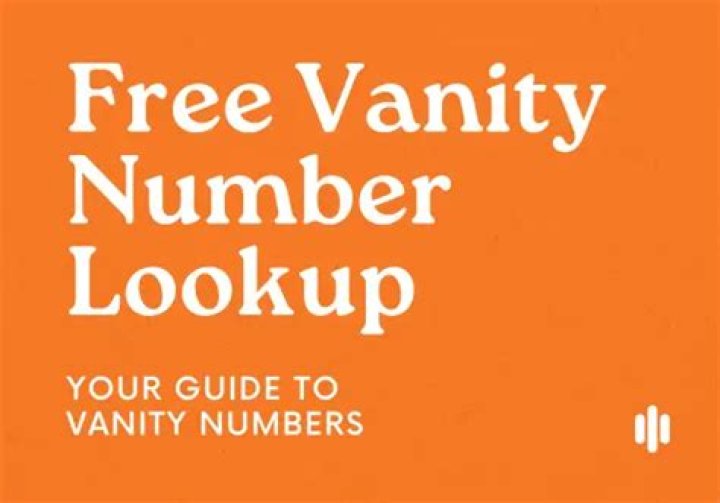 How do I get a free vanity number?