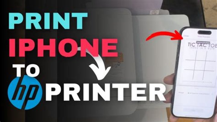 How do I print from my Iphone to my HP printer?