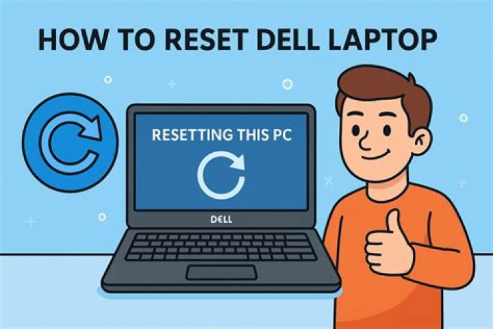 How do I reset my slow laptop?