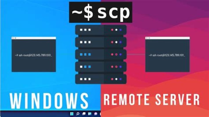 How do I scp from remote Windows to Linux?