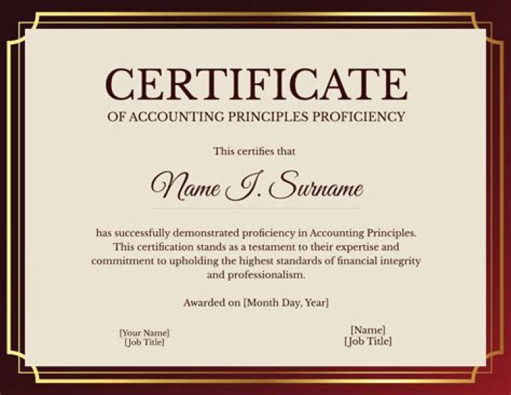 How do I write an accounting experience certificate?