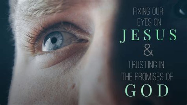 How do we set our eyes on God?