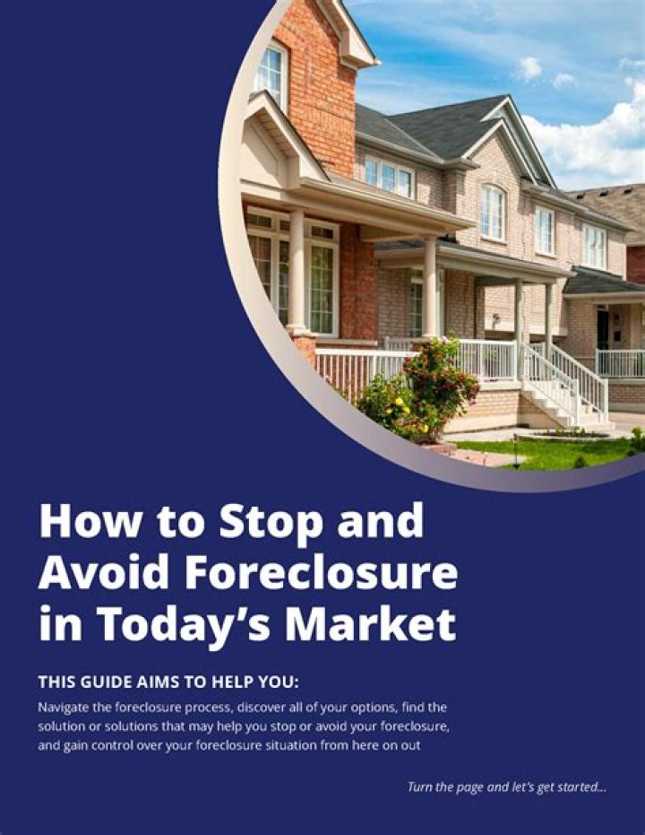 How do you avoid mortgage foreclosure?