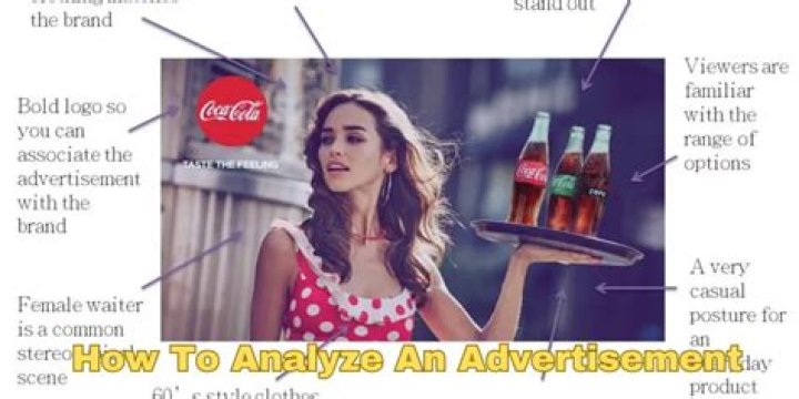How do you critically Analyse an advertisement?