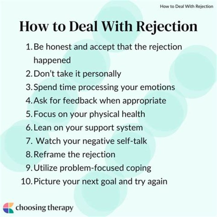 How do you deal with rejection?