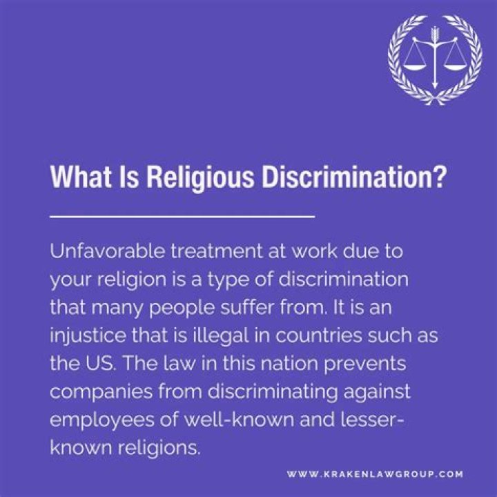 How do you deal with religious discrimination in the workplace?