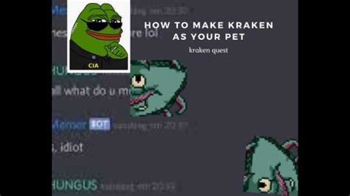 How do you get the kraken pet Dank Memer?