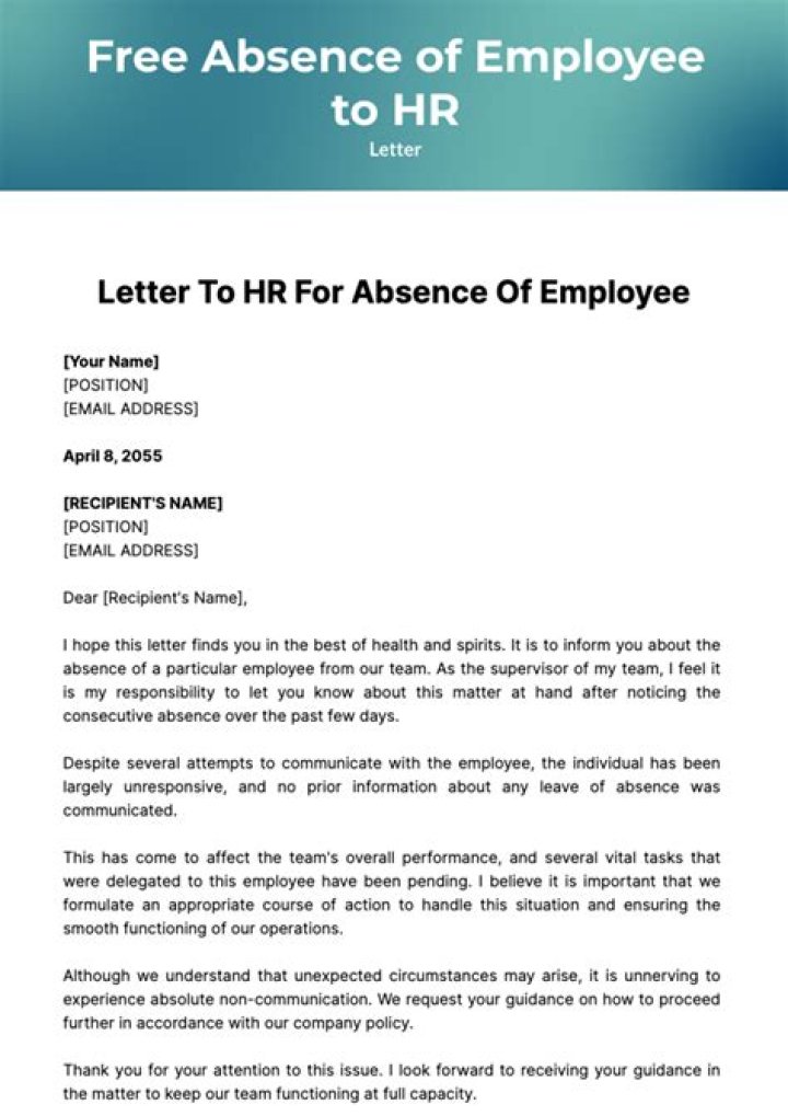 How do you handle an employee with excessive absences?
