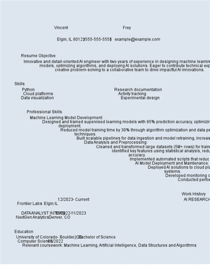 How do you list relevant coursework on a resume?