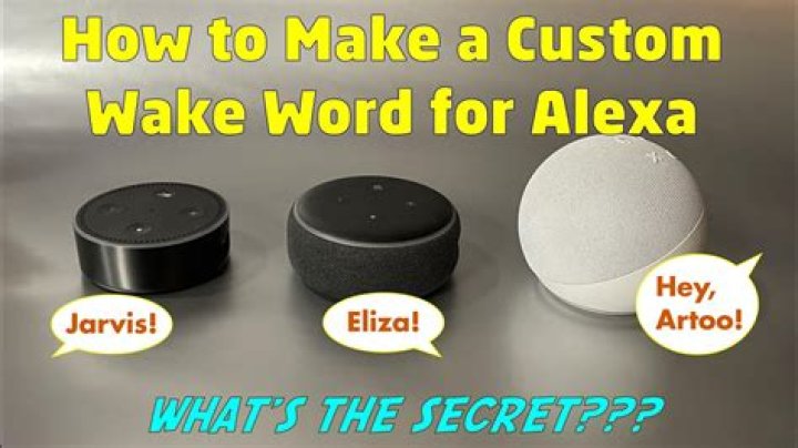 How do you make a custom wake word on Alexa?