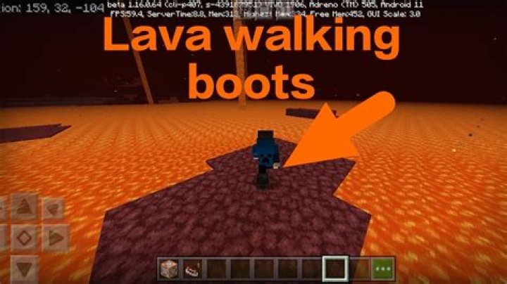 How do you make lava walking boots?