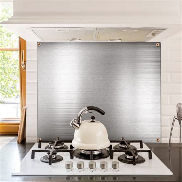 How do you protect a backsplash behind a stove?