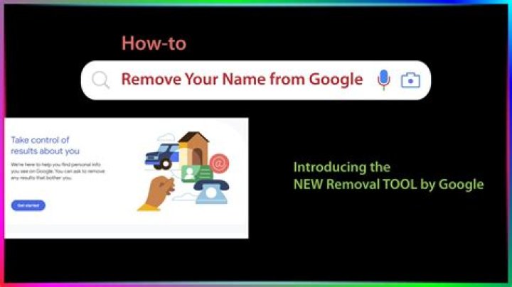 How do you remove your name from search engines?
