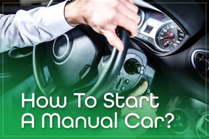 How do you start a manual car?