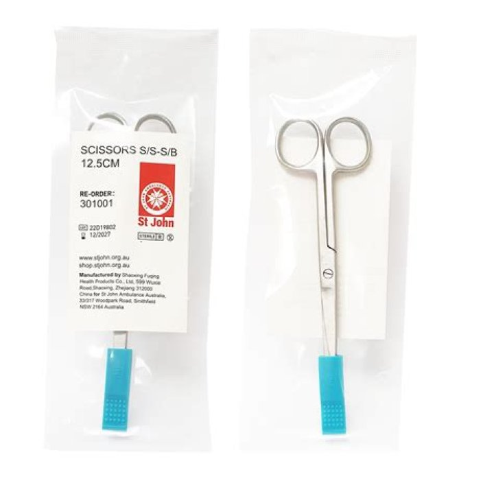 How do you sterilize scissors?