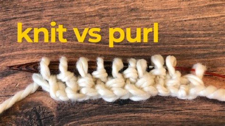 How do you tell if you've knitted or Purled?