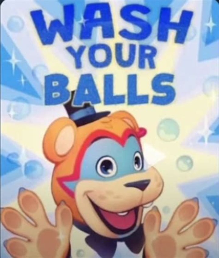 How do you wash your balls in the shower?