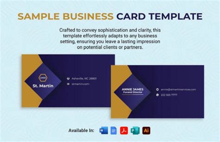 How does a business card help in improving a business?
