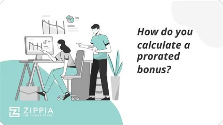 How does a prorated bonus work?