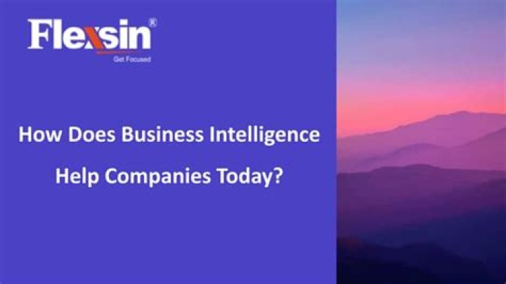 How does business intelligence help companies?