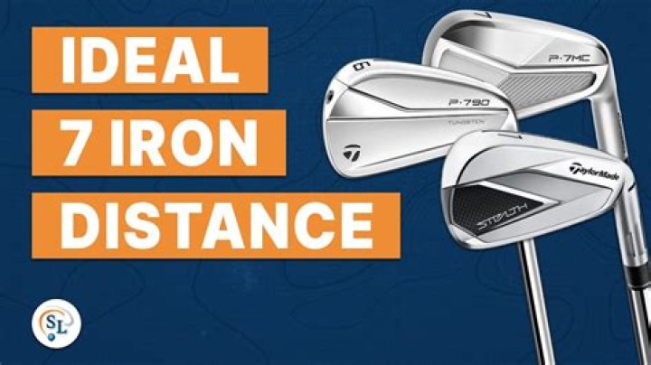 How far do pros hit a 7-iron?