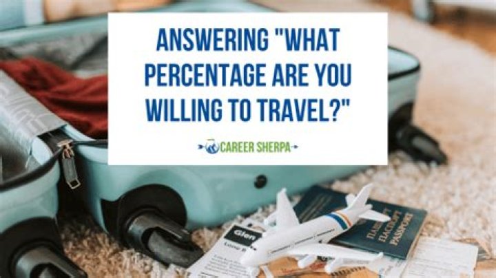 How far should you be willing to travel for work?