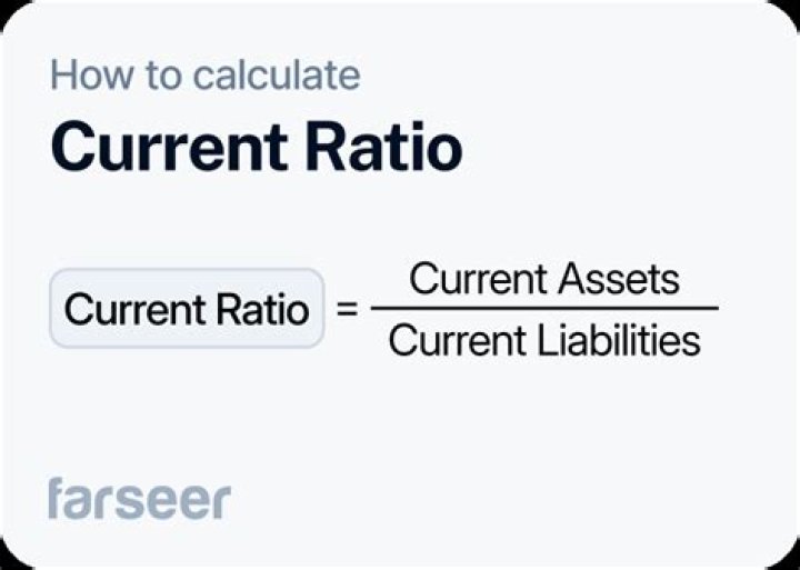 How is current ratio being calculated?