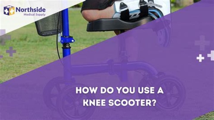 How long can you use a knee scooter?