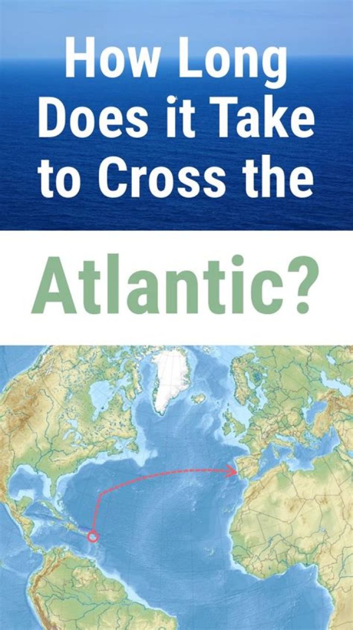 How long did it take to cross the Atlantic in ww2?
