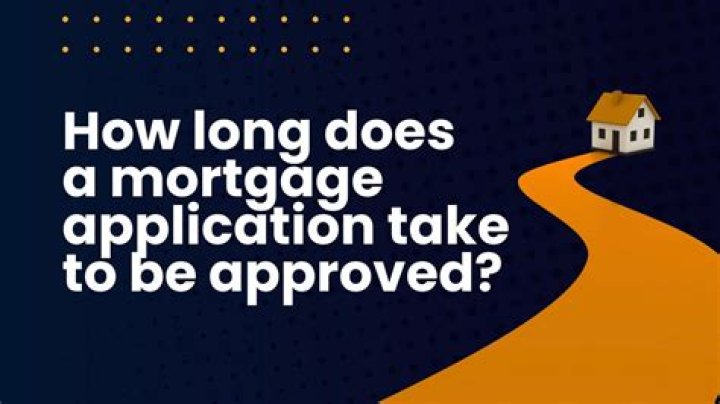 How long does a mortgage application take to be approved?