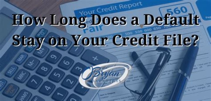 How long does a paid default stay on credit file?