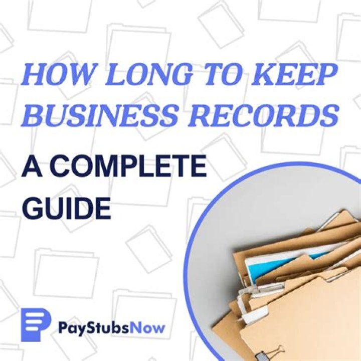 How long does the IRS require me to keep business records?