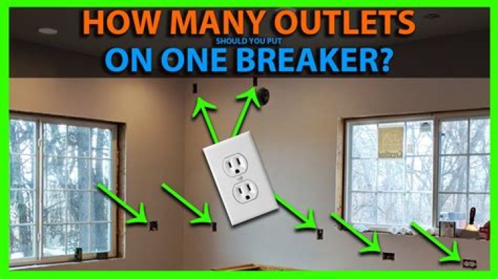 How many outlets can be on a breaker?
