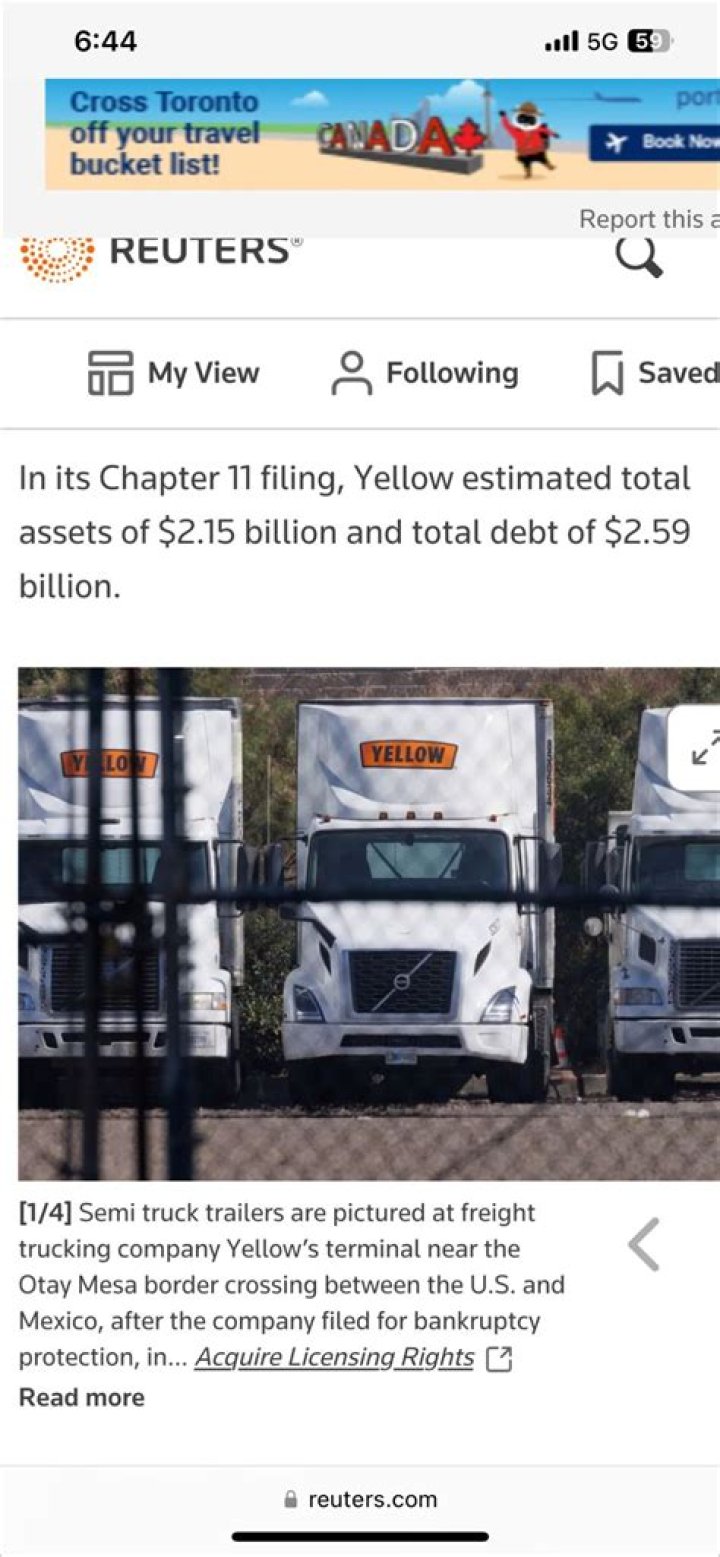 How many trucking companies go out of business?