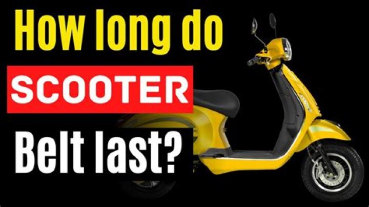 How many years does a scooter last?