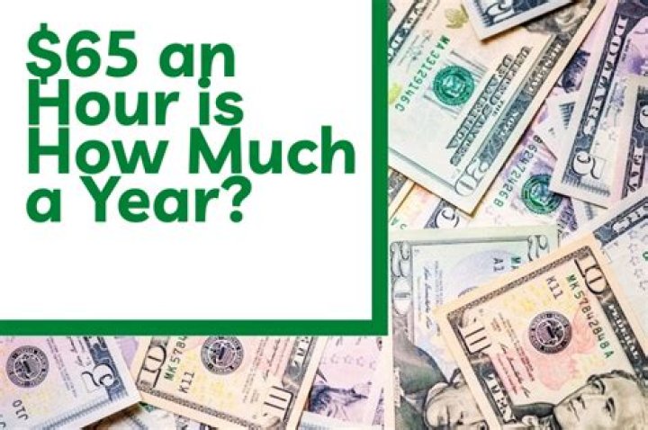 How much an hour is 65k a year?