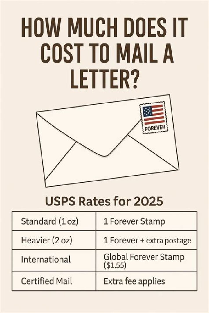 How much does it cost to mail a letter to Quebec Canada?