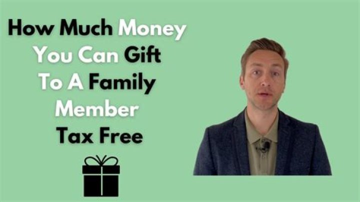 How much money can you gift to a family member tax free Ireland?