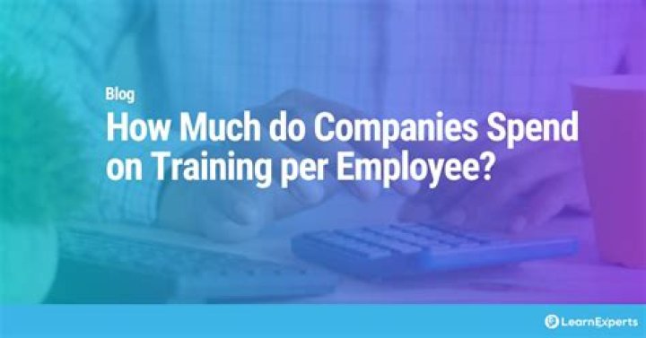 How much money do companies spend on employee training?