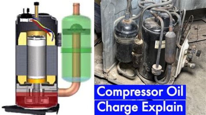 How much oil should you put in a compressor?