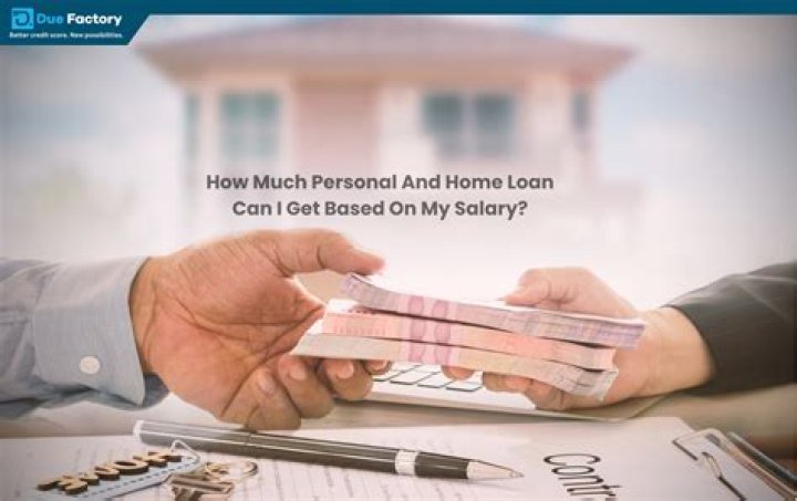 How much personal loan can I get if my salary is 10000?
