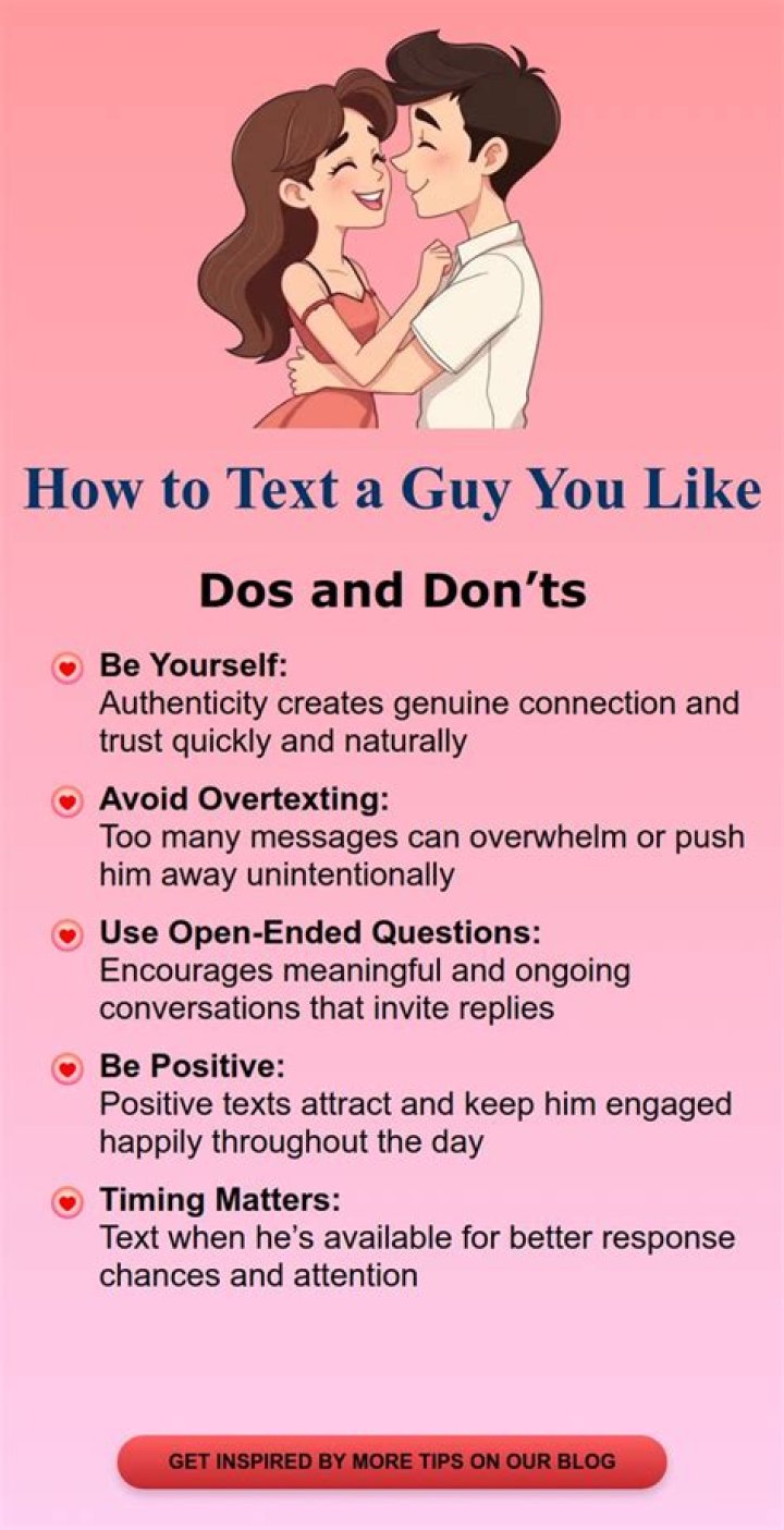 How often should you text a guy you like?