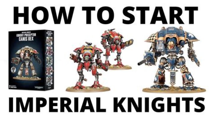 How tall is Imperial Knight model?