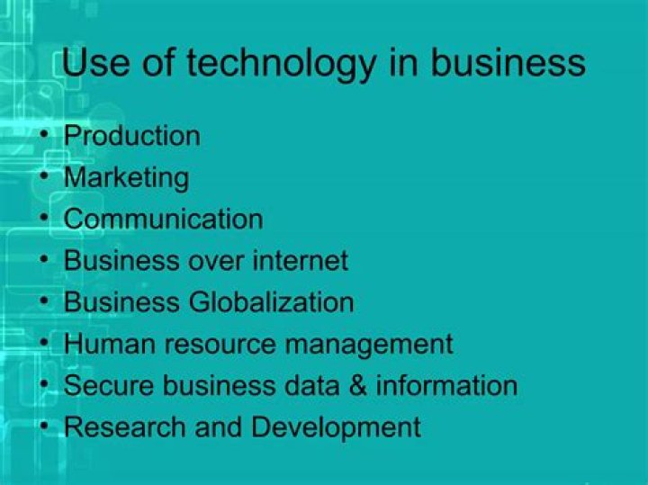 How technology is used in business communication?