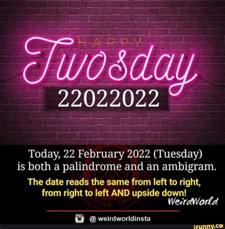 Is 2nd February 2022 a palindrome?
