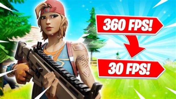 Is 30fps good for fortnite?